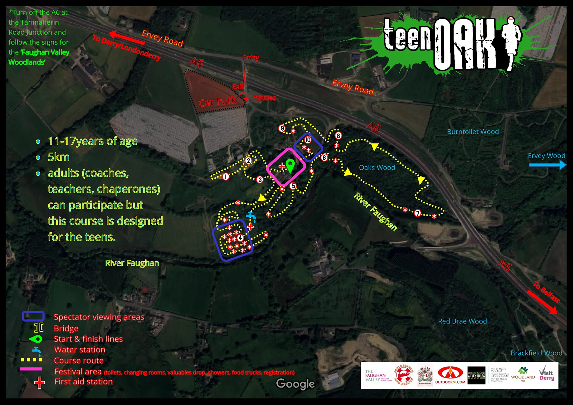 teen OAK map 2024